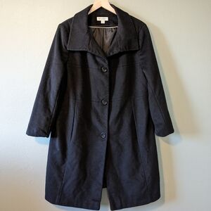 Preston & York Black Pea Coat